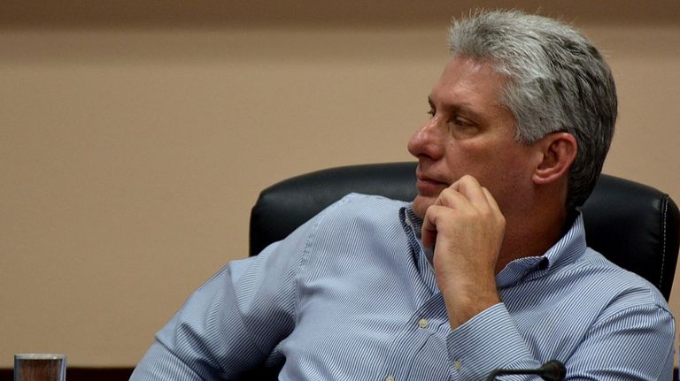 Miguel Díaz-Canel, presidente cubano