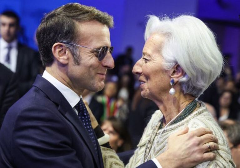 Emmanuel Macron en el Foro Económico Mundial de Davos