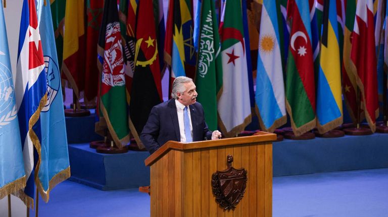 Alberto Fernández en Cuba 20230915