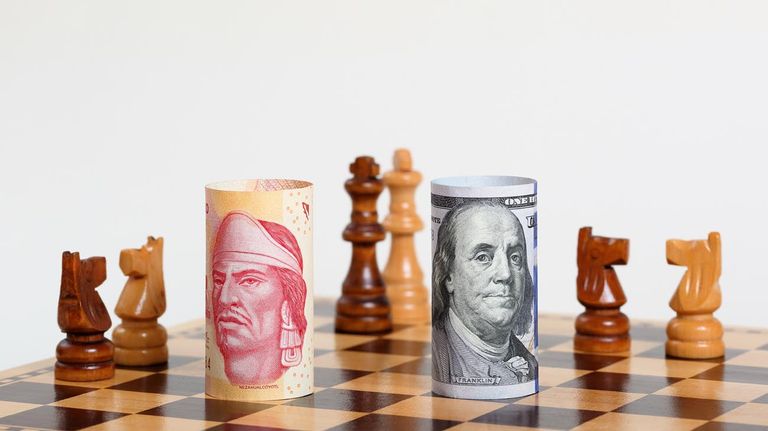 PESO MEXICANO A DÓLAR
