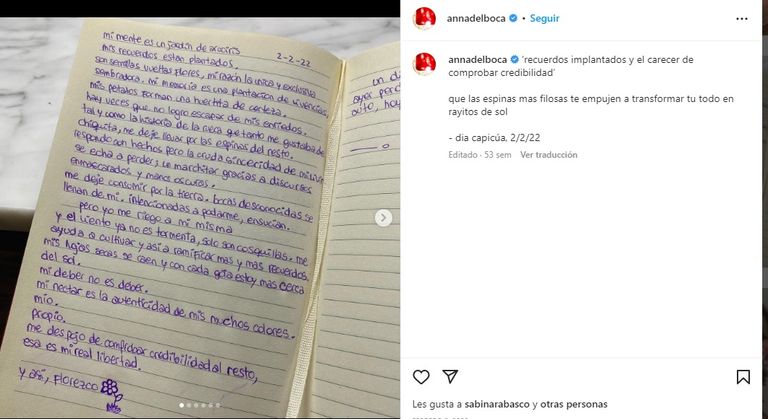 Publicación de Anna Chiara