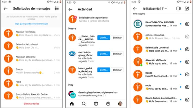 Estafas virtuales