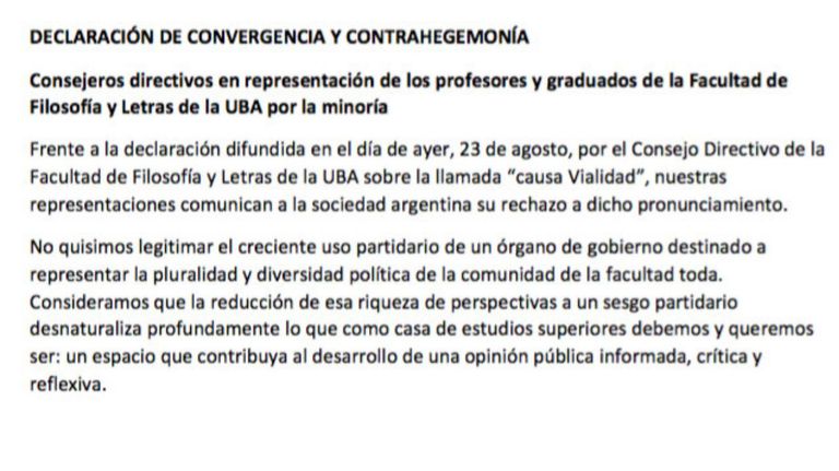 COMUNICADO