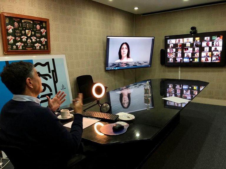 Jorge Macri en Zoom con Vidal