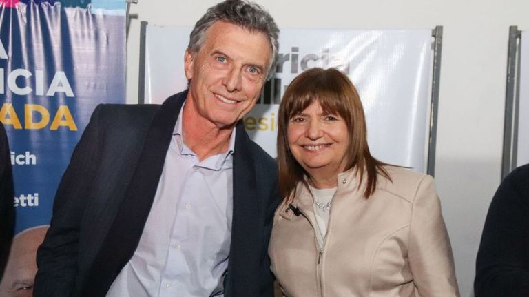 Mauricio Macri y Patricia Bullrich, referentes del PRO