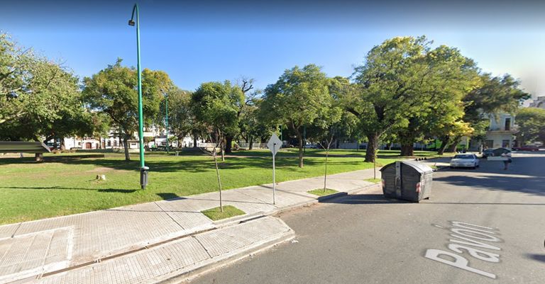 Ubicación de la Plaza Garay, donde ocurrió el hecho