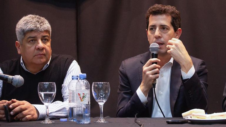 Pablo Moyano y Wado de Pedro