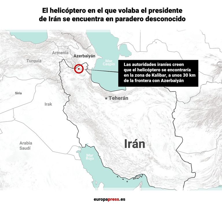 Accidente helicóptero Ebrahim Raisi