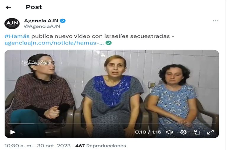 Rehenes israelíes por parte Hamás