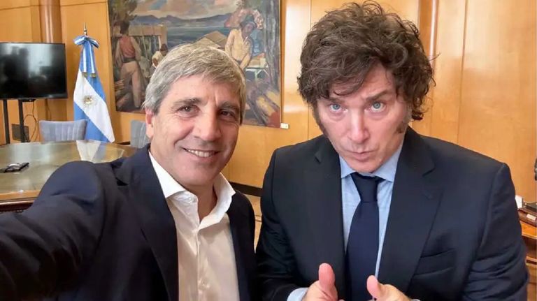 Milei y Caputo