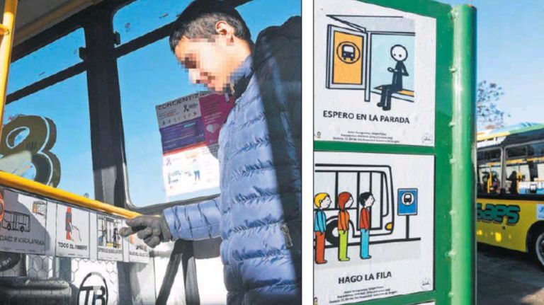 Unas 150 líneas de colectivos del AMBA utilizan pictogramas para chicos con TEA