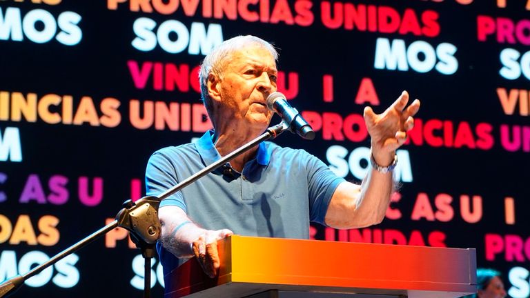 Schiaretti en acto de Provincias Unidas