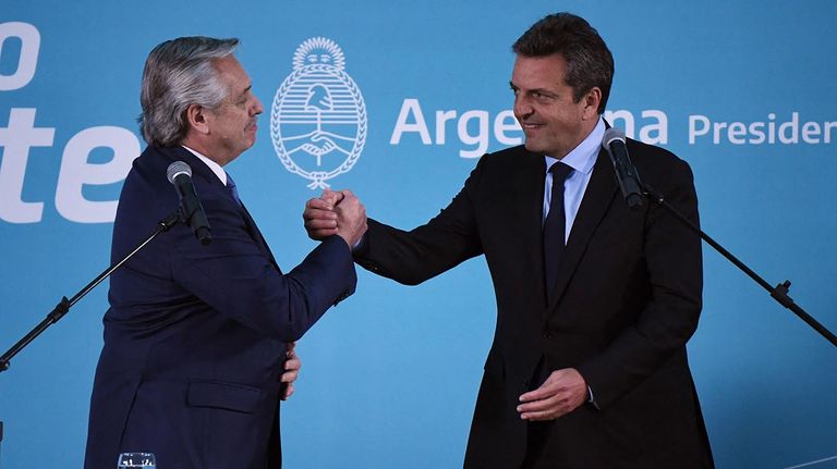 Sergio Massa y Alberto Fernández