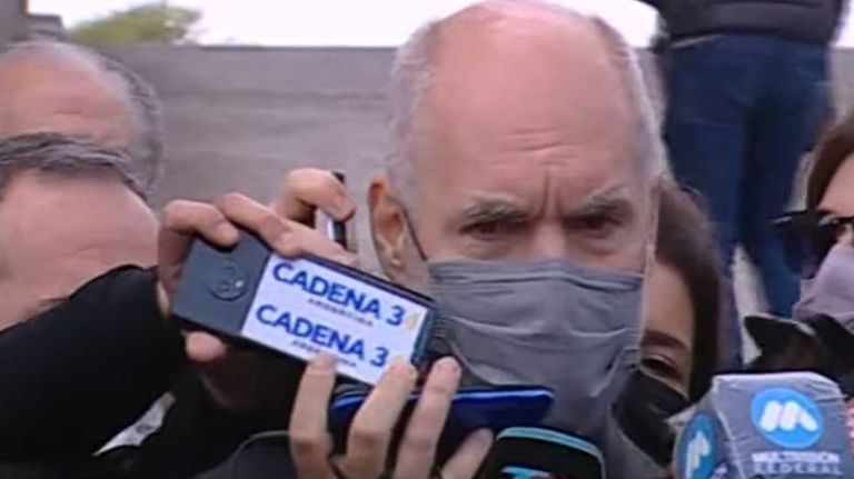 20210912 Votó Horacio Rodríguez Larreta en la Facultad de Derecho