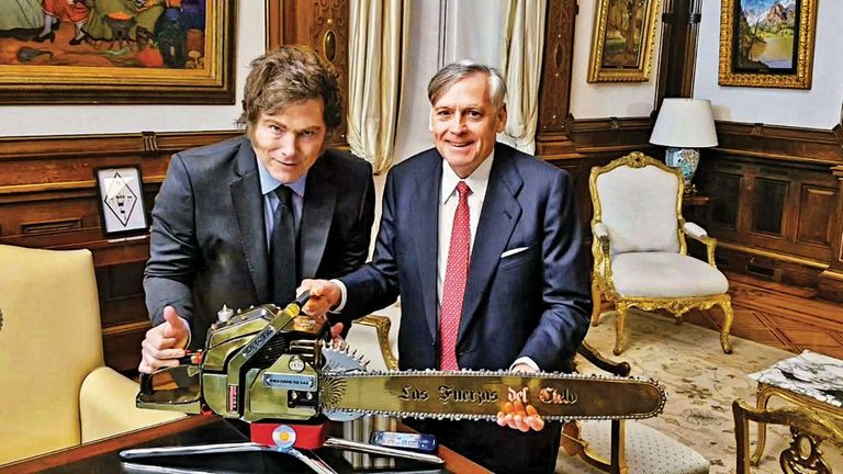 Javier Milei y Jesus Huerta de Soto