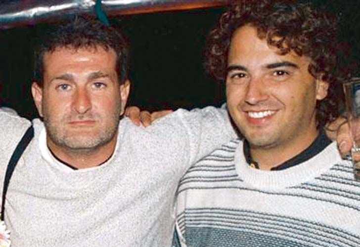 José Luis Cabezas junto a Gabriel Michi