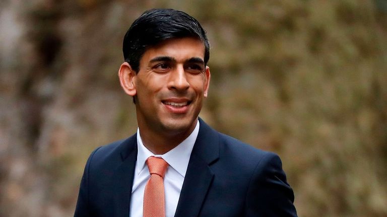 Rishi Sunak, ministro de Economía de Reino Unido.