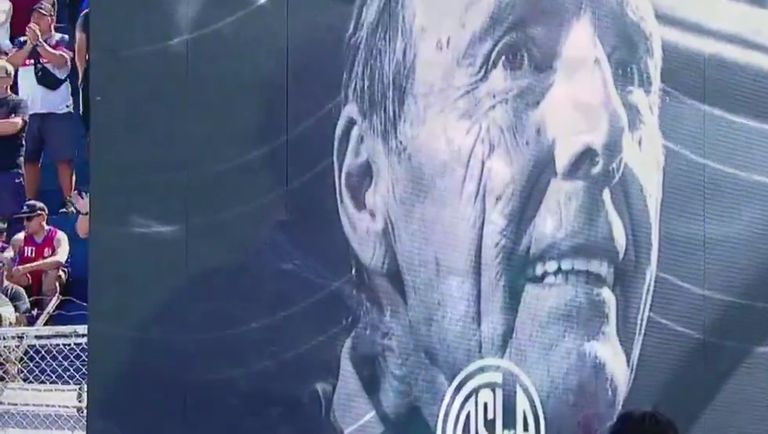 Homenaje a Miguel Ángel Russo en San Lorenzo