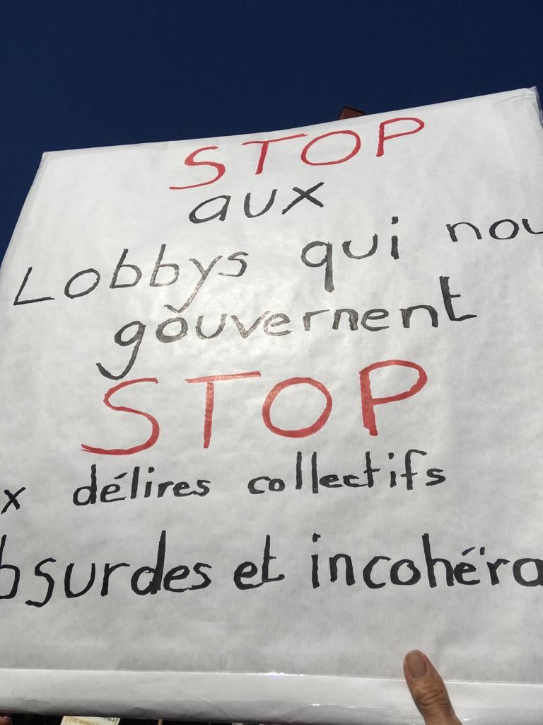 Las postales que dejó la marcha contra las máscaras anti-covid19 este sábado 12 de septiembre en Ginebra, Suiza.