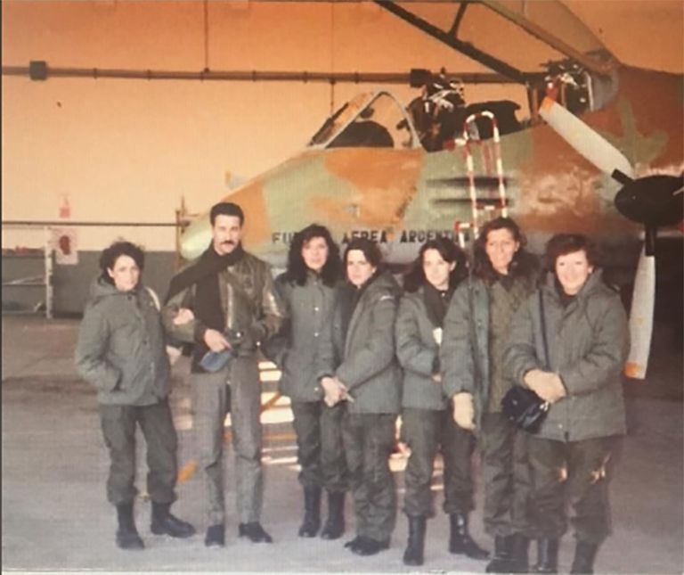 Veteranas de Malvinas.