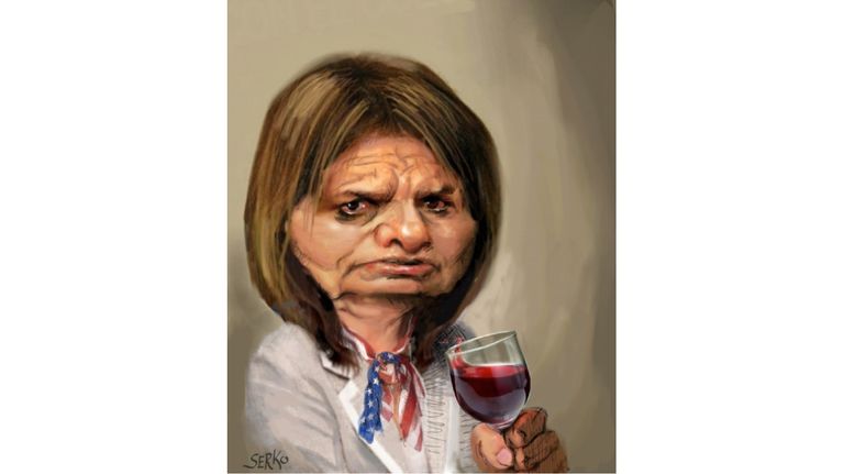 Caricatura de Patricia Bullrich
