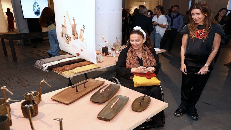 Gabriela Michetti en Nueva York.