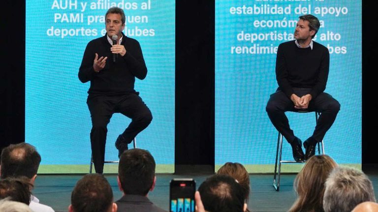 Sergio Massa encabezó el acto