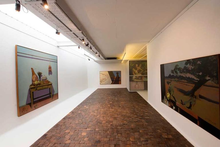 Retratando a Giuffré. Exposición en galería Jacques Martínez