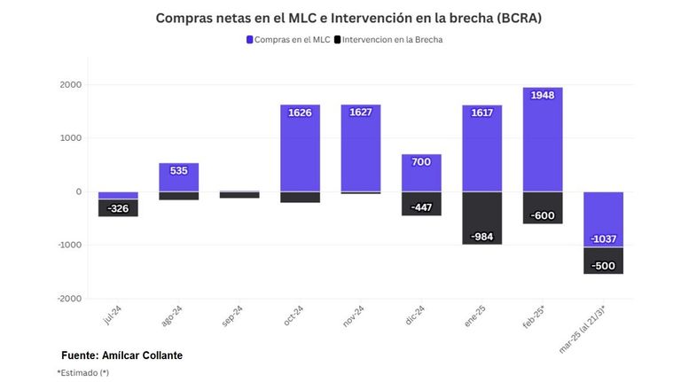 Compras netas del Banco Central