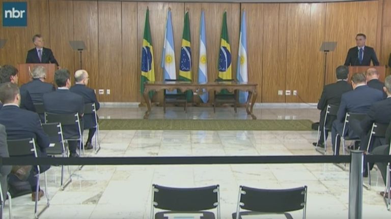 Jair Bolsonaro y Mauricio Macri 01162019