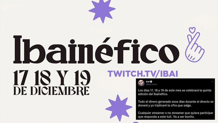 Ibai anunció la quinta edición del stream a beneficio Ibainéfico