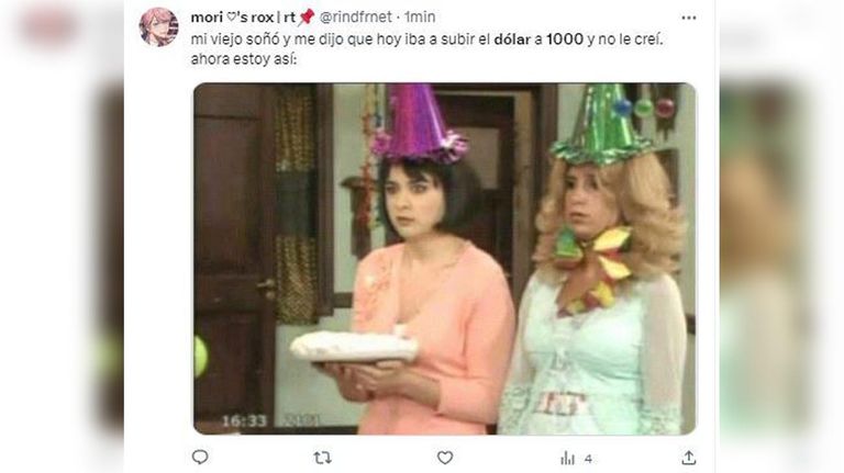 Memes dólar mil pesos