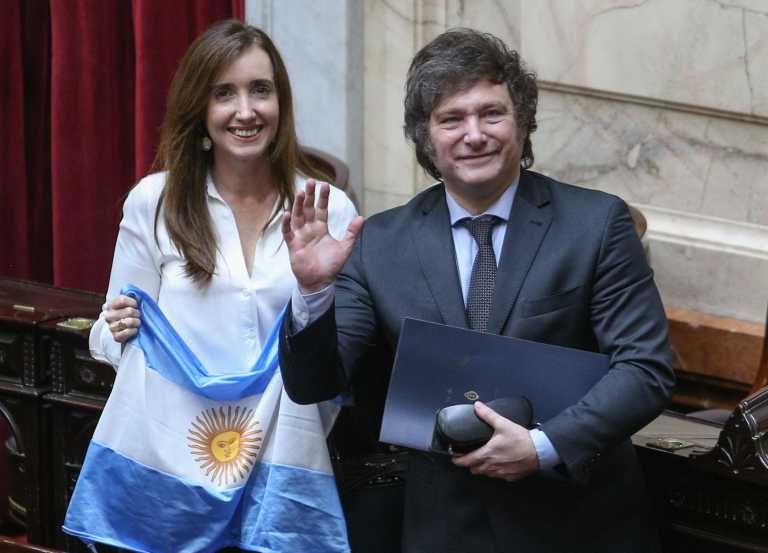 Javier Milei y Victoria Villarruel