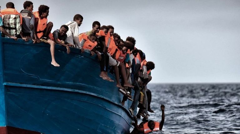 La odisea de los migrantes hacia Europa.