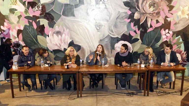 Carrió con Vidal y los candidatos de la Coalición Cívica 20210811