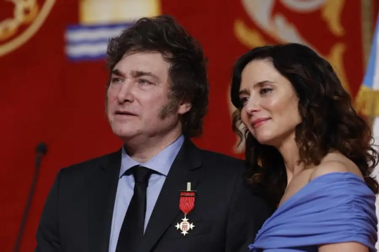 ​Javier Milei junto a Isabel Díaz Ayuso

