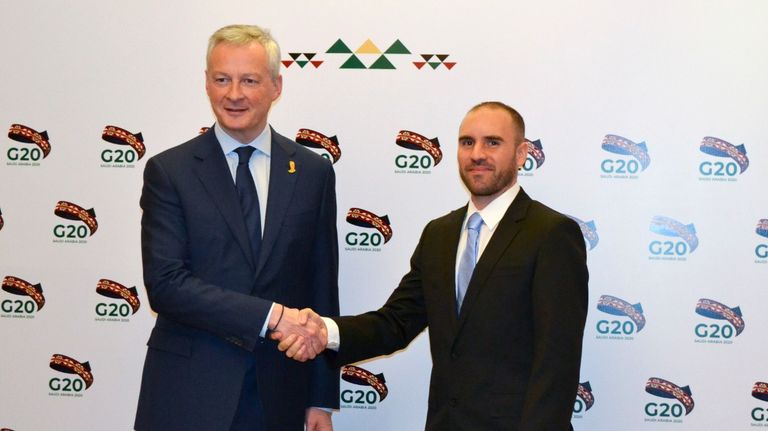 Martín Guzmán Francia Bruno Le Maire G-20 g_20200222