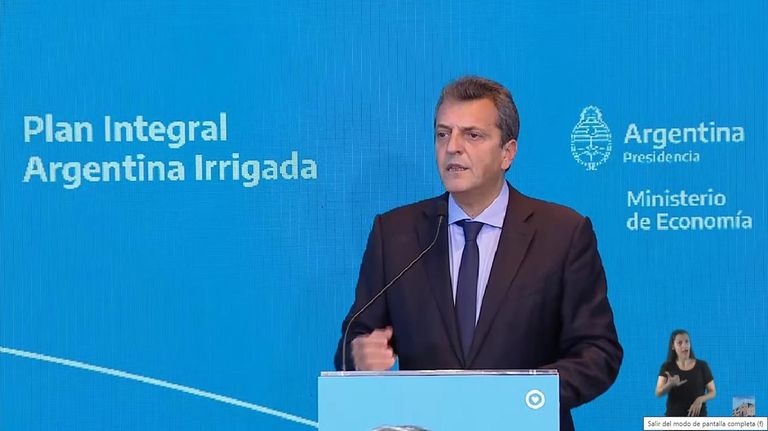 Sergio Massa en Argentina Irrigada
