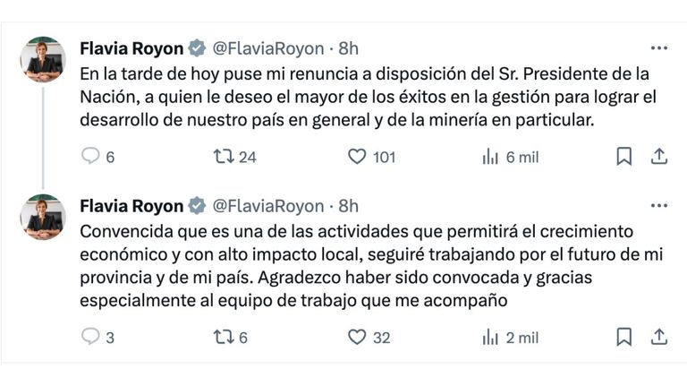 Osvaldo Giordano y Flavia Royon