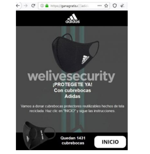 Marcas que se utilizan para ciberestafas. 20201006