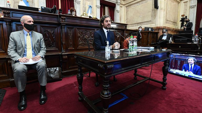 Santiago Cafiero, jefe de Gabinete en Senado de la Nación.