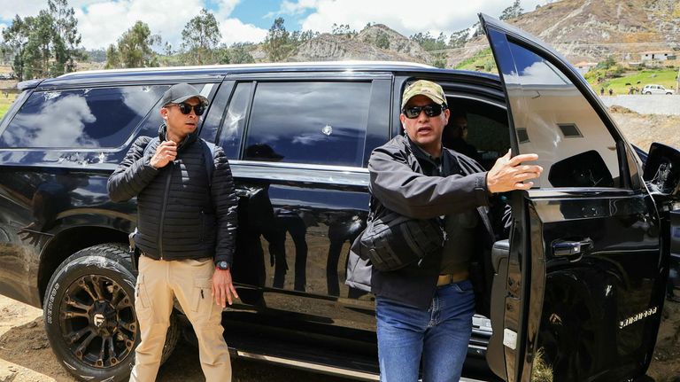 Atentado contra Daniel Noboa en Ecuador 08102025