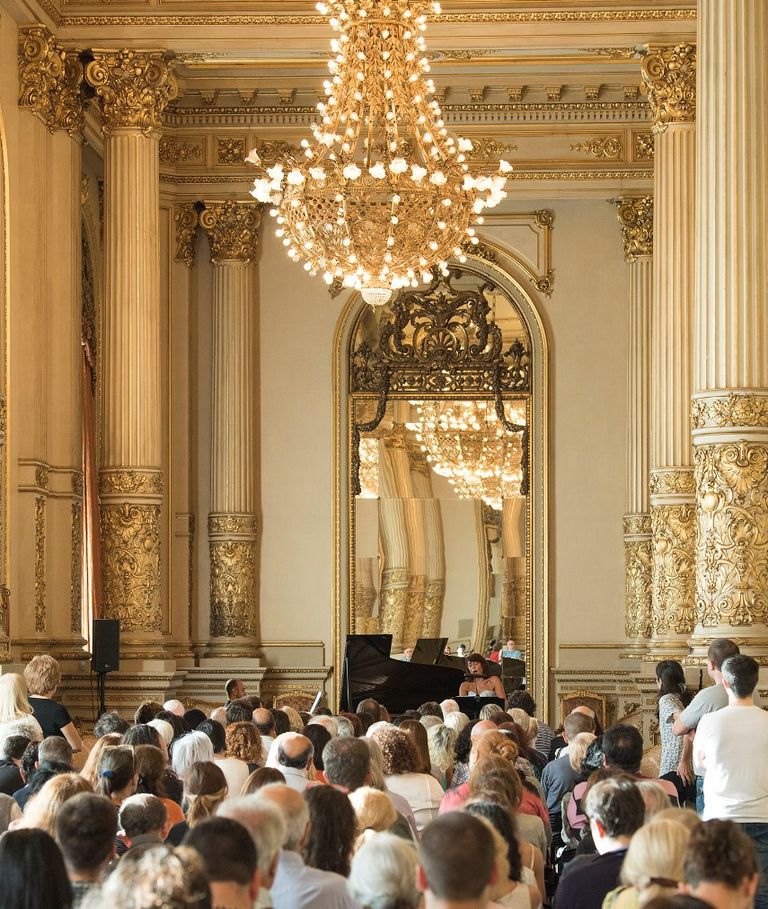 El Salón Dorado del Teatro Colón. 