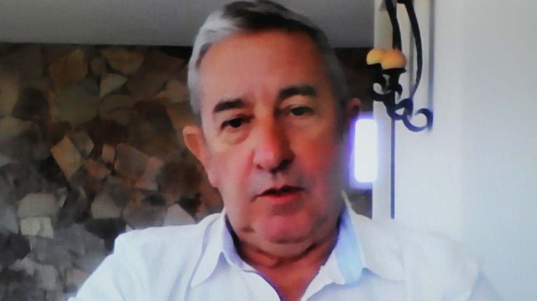 Julio Cobos, en la entrevista con Jorge Fontevecchia.