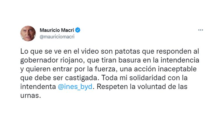 Mauricio Macri La Rioja