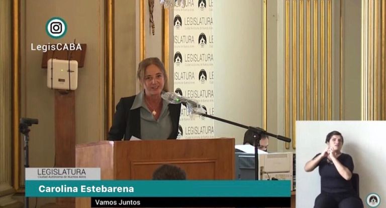 carolina estebarena legisladora anti ile