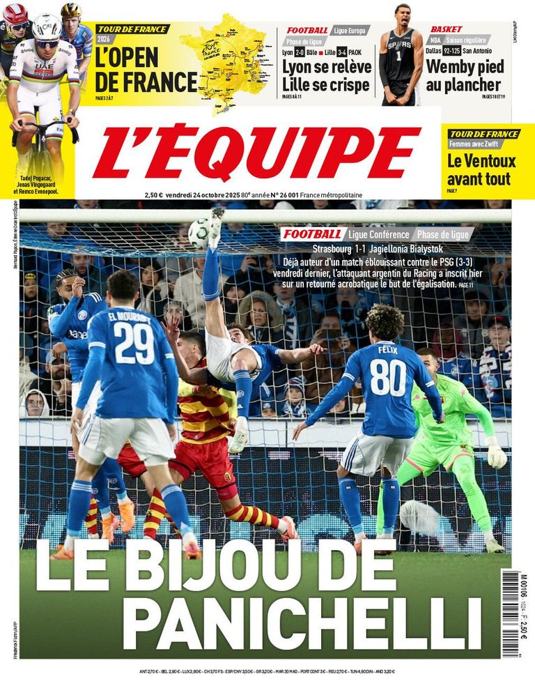 Tapa L'Equipe Panichelli