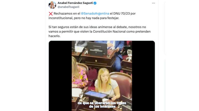 Repercusiones tras el rechazo del DNU en el Senado 20240314