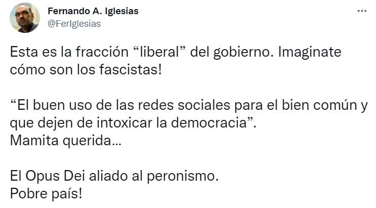 Fernando Iglesias contra Gustavo Béliz.