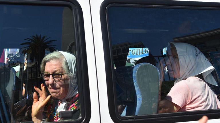 Homenaje a Hebe de Bonafini en Pza. de Mayo
